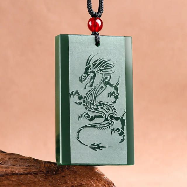 Genuine Natural Hotan Jade Moyu Dragon Pendant Talisman Zodiac High-end Male Traditional Ethnic Style Jade Pendant New Jewelry 1