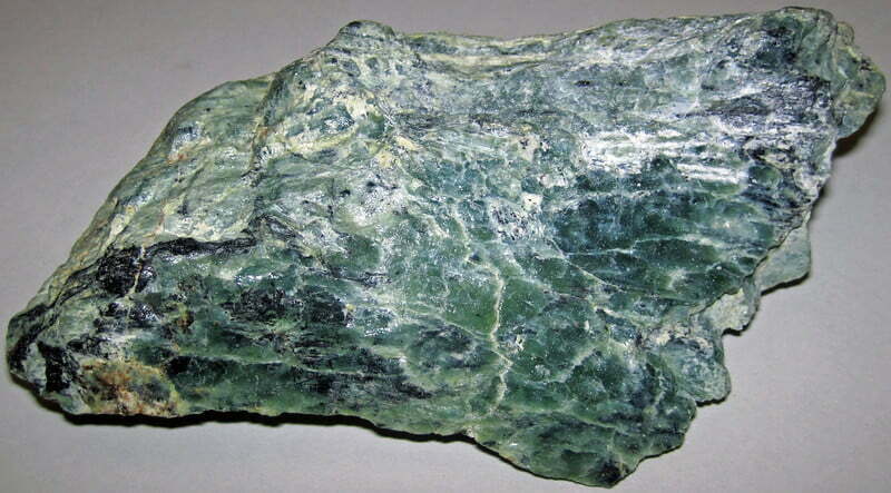 Serpentine, which is often confused for jade, is usually found near nephrite and jadeite deposits.