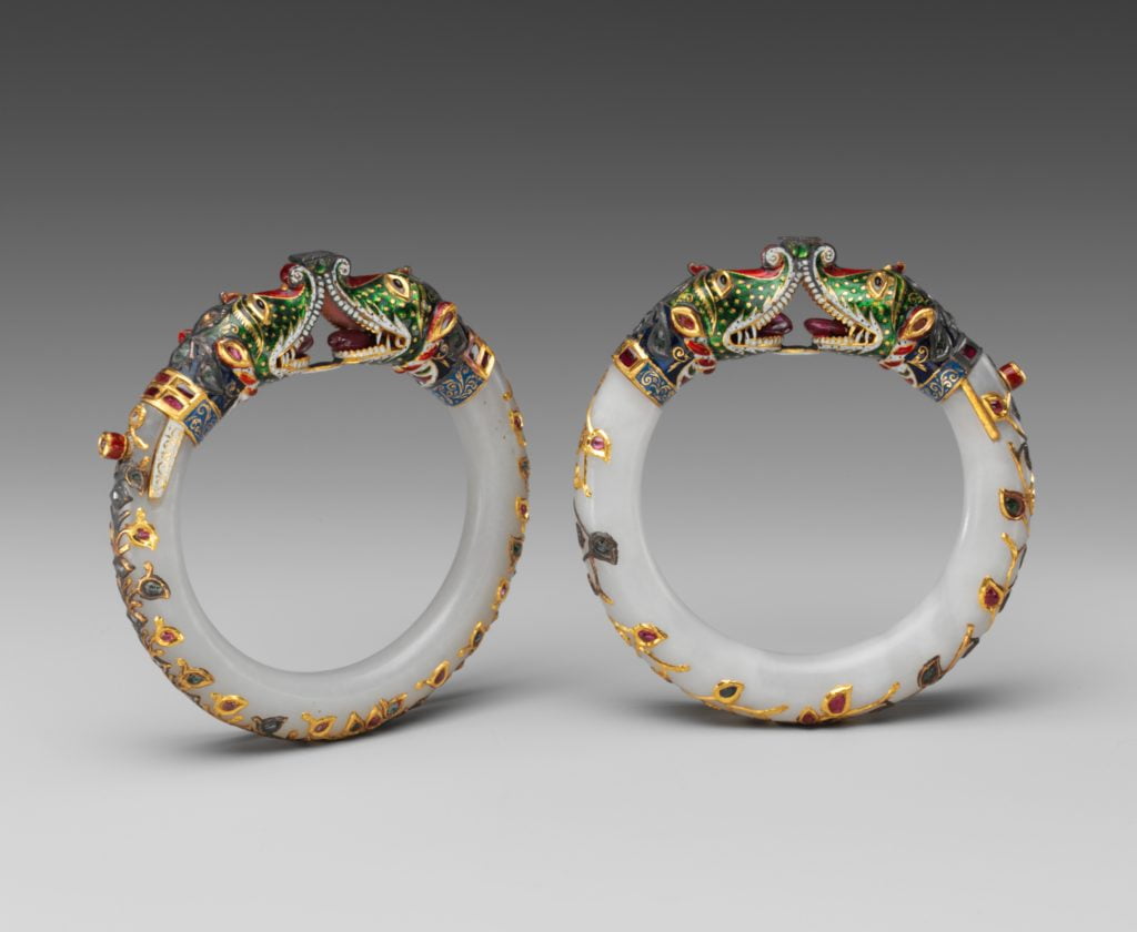 Qing Dynasty White Jade Rings